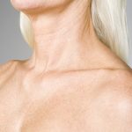 Female chest and shoulders